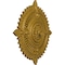 Ekena Millwork Haylynn Ceiling Medallion (Fits Canopies up to 1 1/4"), 29 1/8"OD x 1 1/4"ID x 4"P, Pharaohs Gold CM29HYPGS - alternate 5